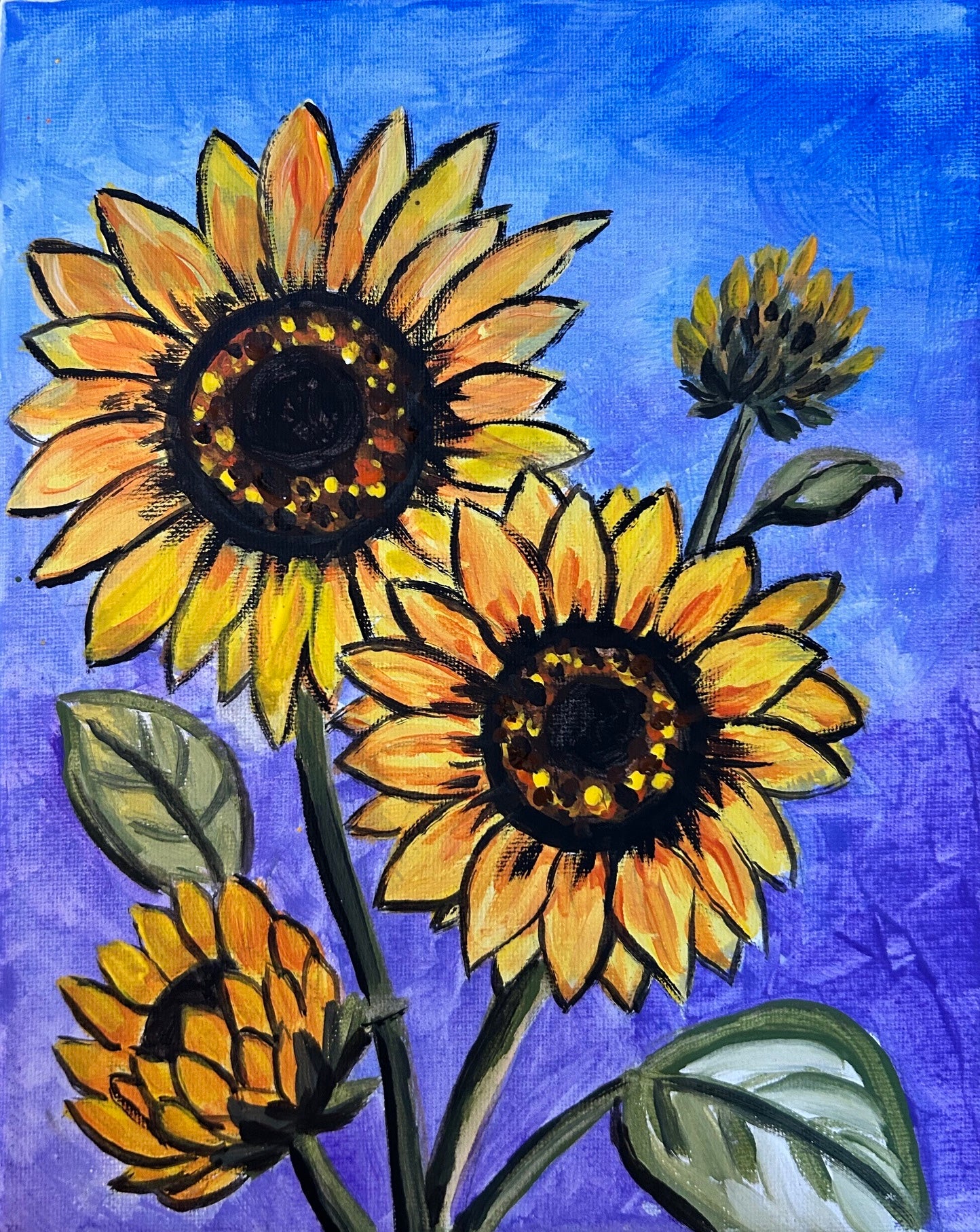 Sunflower Paint Kit