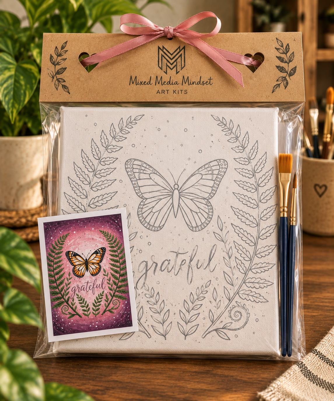 Grateful Butterfly Art Kit